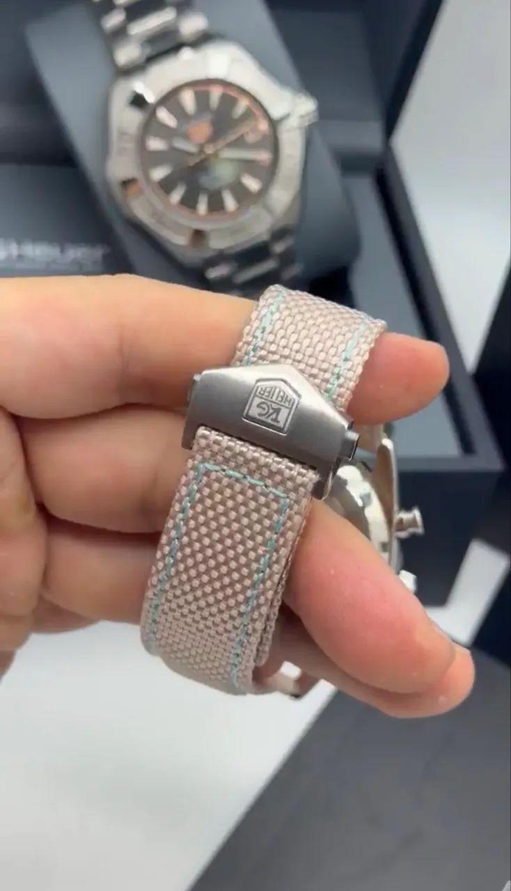 Relógio Tag Heuer Carrera Bege 43mm automático  - Foto 2