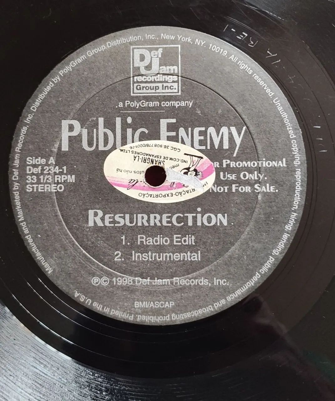 Lp Vinil Single Public Enemy - Ressurection Importado - Foto 3