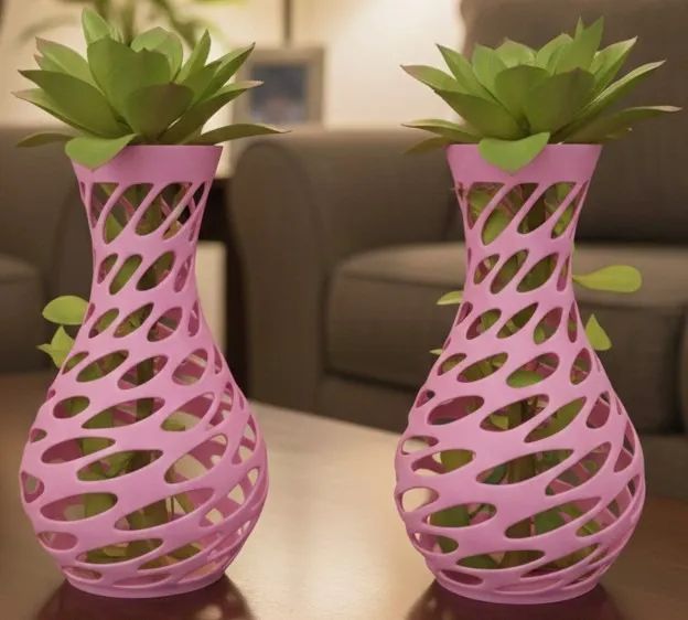 Mini Vasinho de Plantas Artificiais Rosa - Foto 3