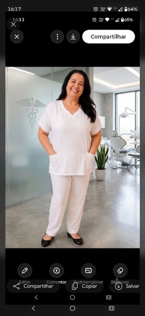 Pijama hospitalar plus size  - Foto 3