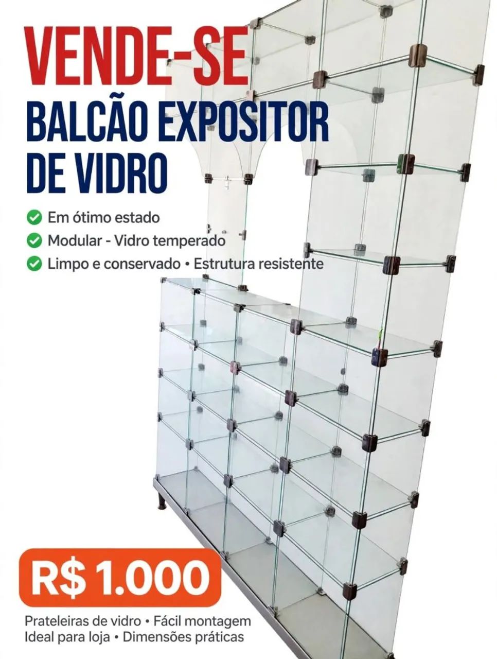 Expositor de vidro  - Foto 3