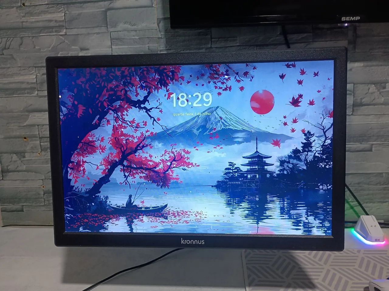 Monitor 19" VA - 1440×900 + HDMI + Cabos - Foto 2