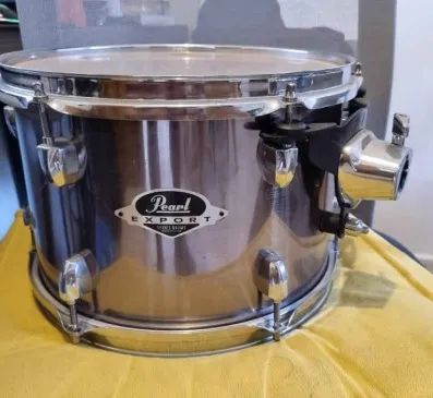 Bateria Pearl Export Smokey Chrome - Foto 5