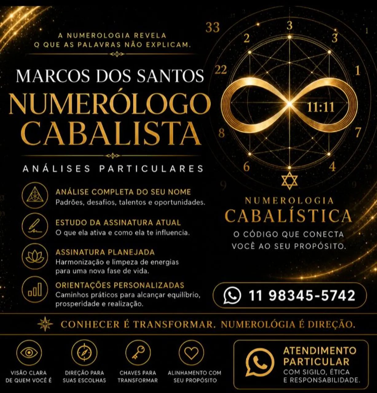 Consultas | Numerólogo Cabalista pessoal. - Foto 3