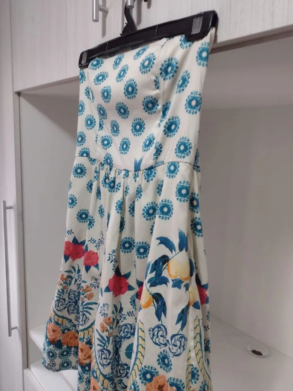 Vestido tomara que caia antix