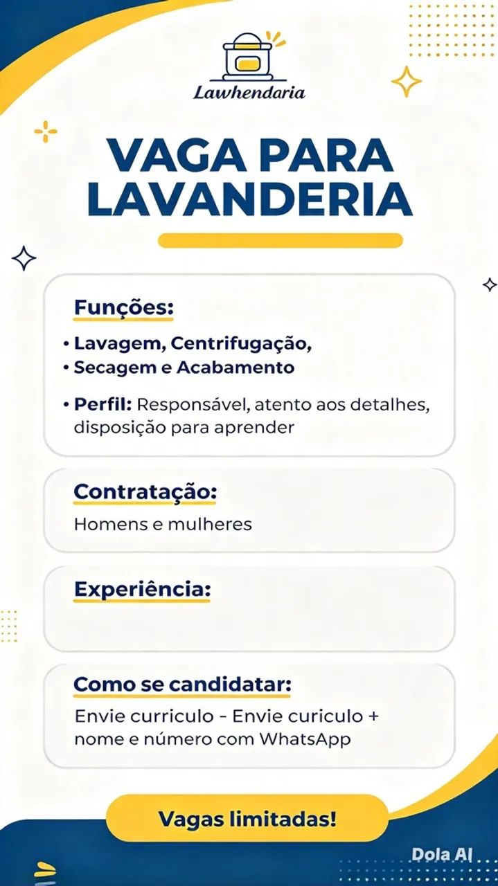 Lavagem, centrifugação, acabamento?