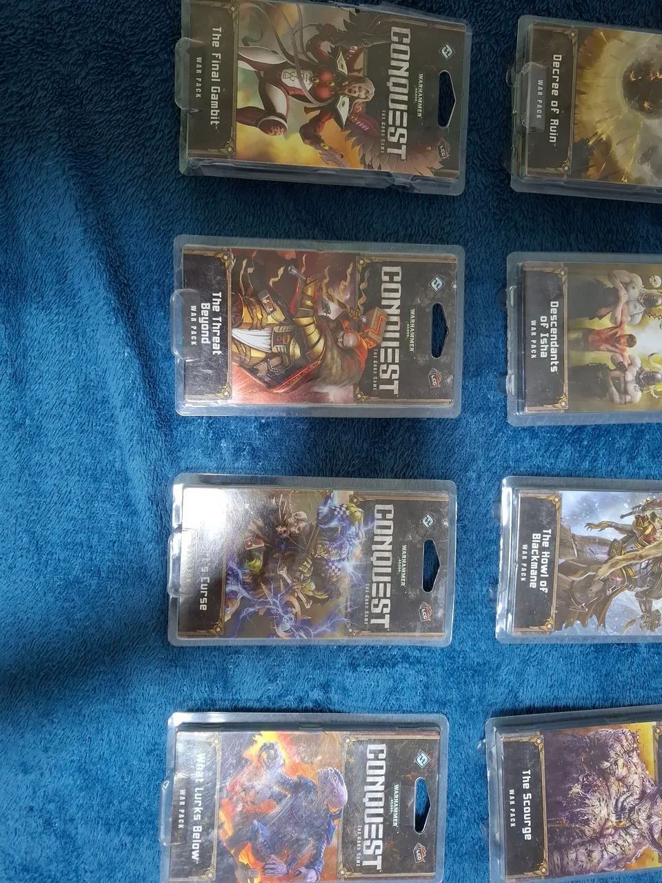 Warhammer 40k conquest lcg - Core set + expansão The great devourer + 12 War Packs - Foto 5