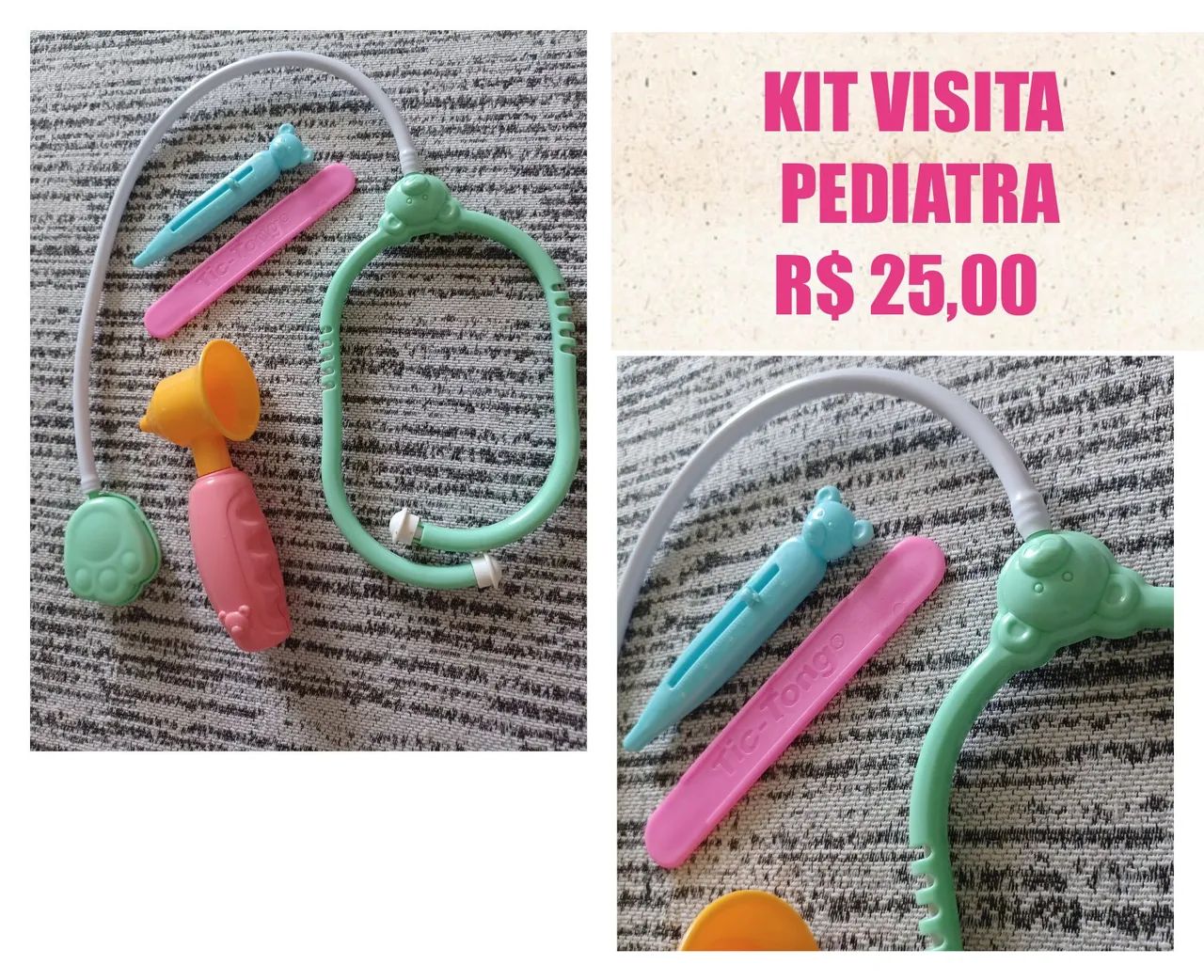 BRINQUEDO KIT VISITA PEDIATRA 