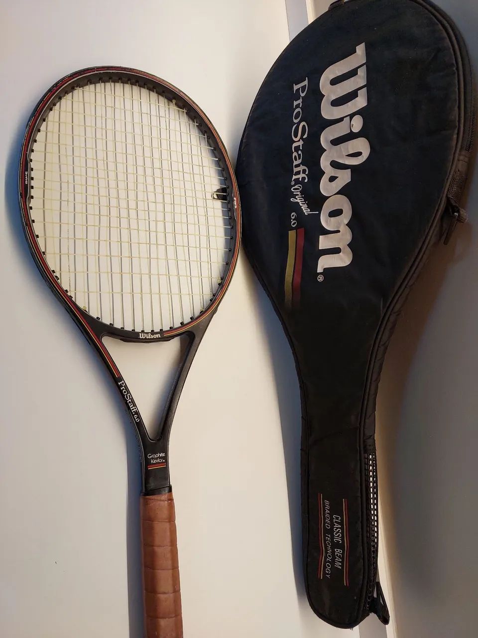 Raquette De Tennis Wilson Prostaff 6.0 Midplus 95 - Noir - Occasion
