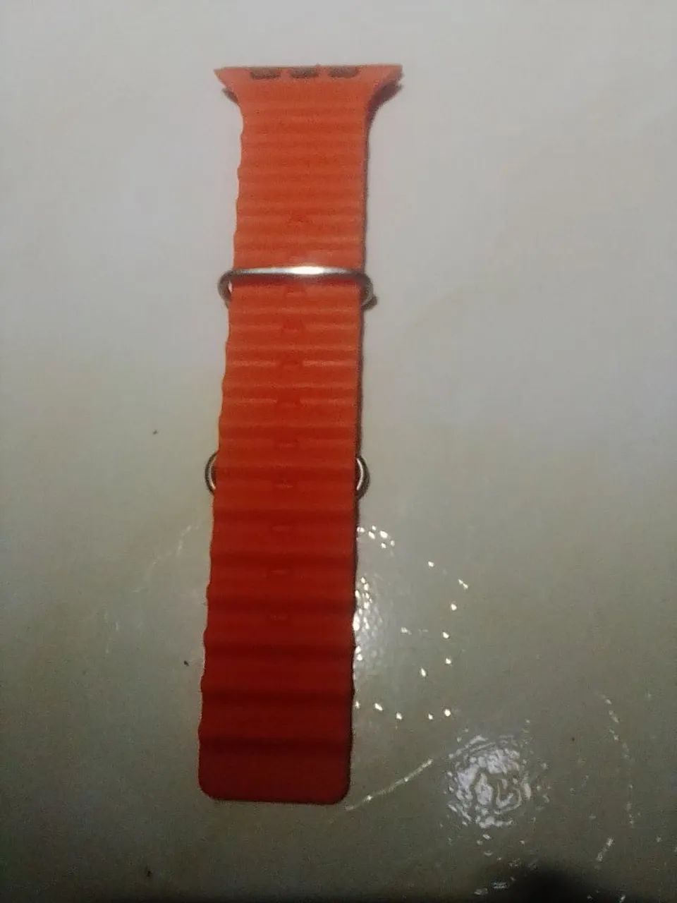 Pulseira avulsa sobressalente para smartwatch  cor laranja 
