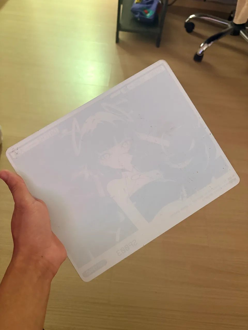 Mousepad de vidro pequeno  - Foto 3