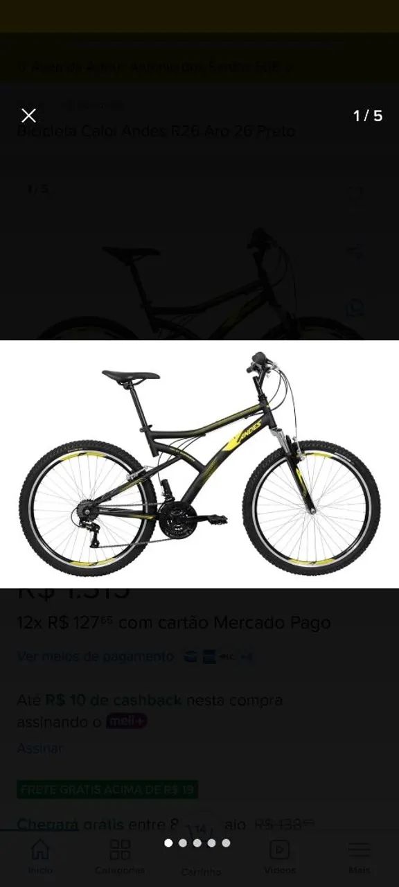 Bicicleta Caloi  - Foto 3