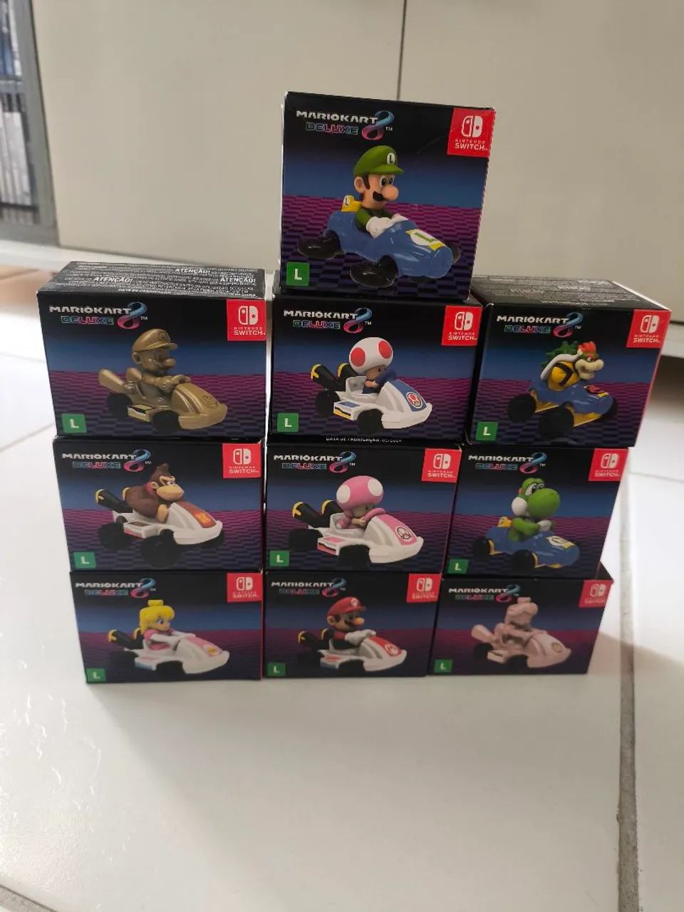 Coleção Mario kart McDonald's