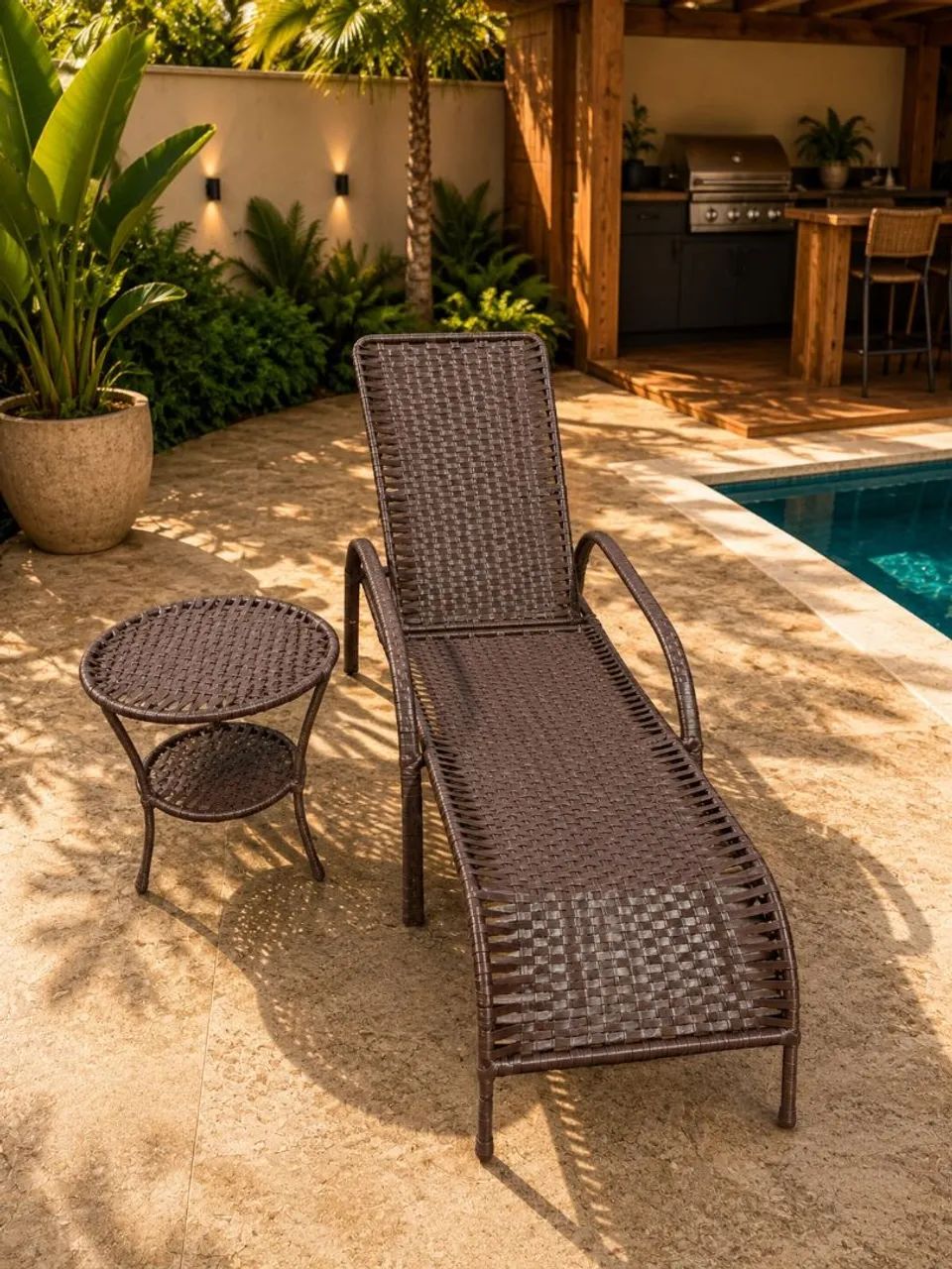 Conjunto Espreguiçadeira Premium + centro - Foto 2