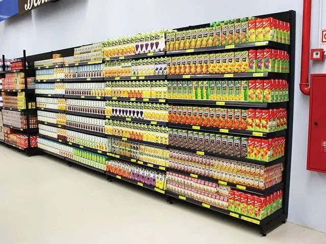 Prateleira gôndolas de supermercado  - Foto 2