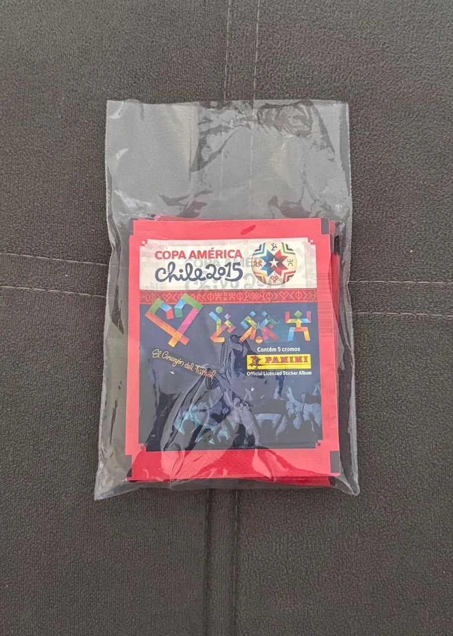 6 Envelopes Copa América 2015 Lacrados  - Foto 3