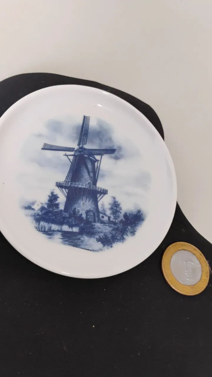 MINI PRATO HOLANDÊS PINTADO A MÃO  - Foto 3