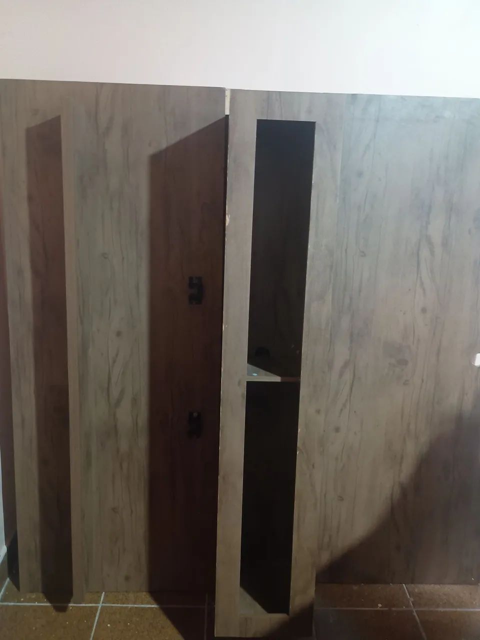 Painel desmontado 