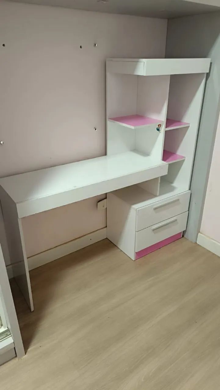 Mesa escrivaninha penteadeira Infantil 