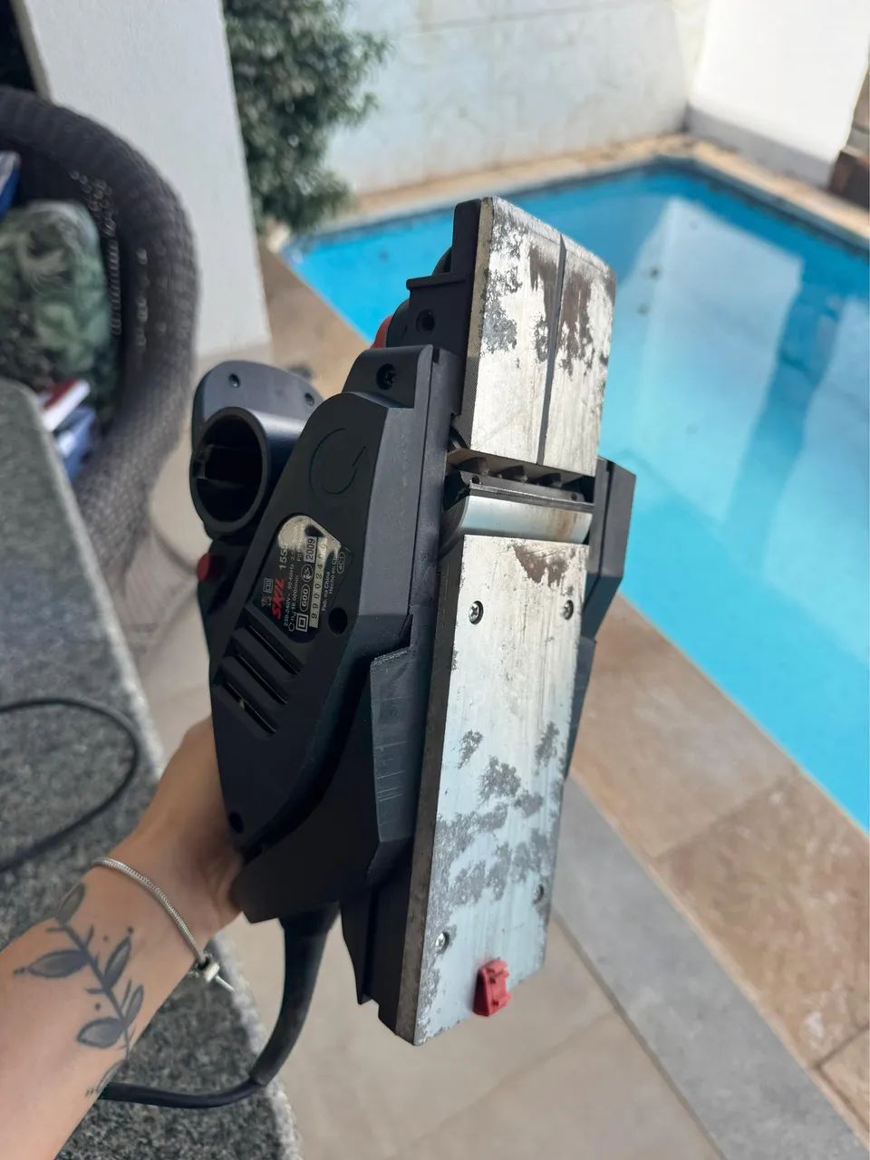 Plaina Elétrica Skil 1555 550W - Foto 3