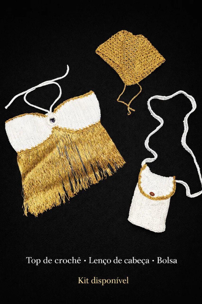 Top de crochê  - Foto 2