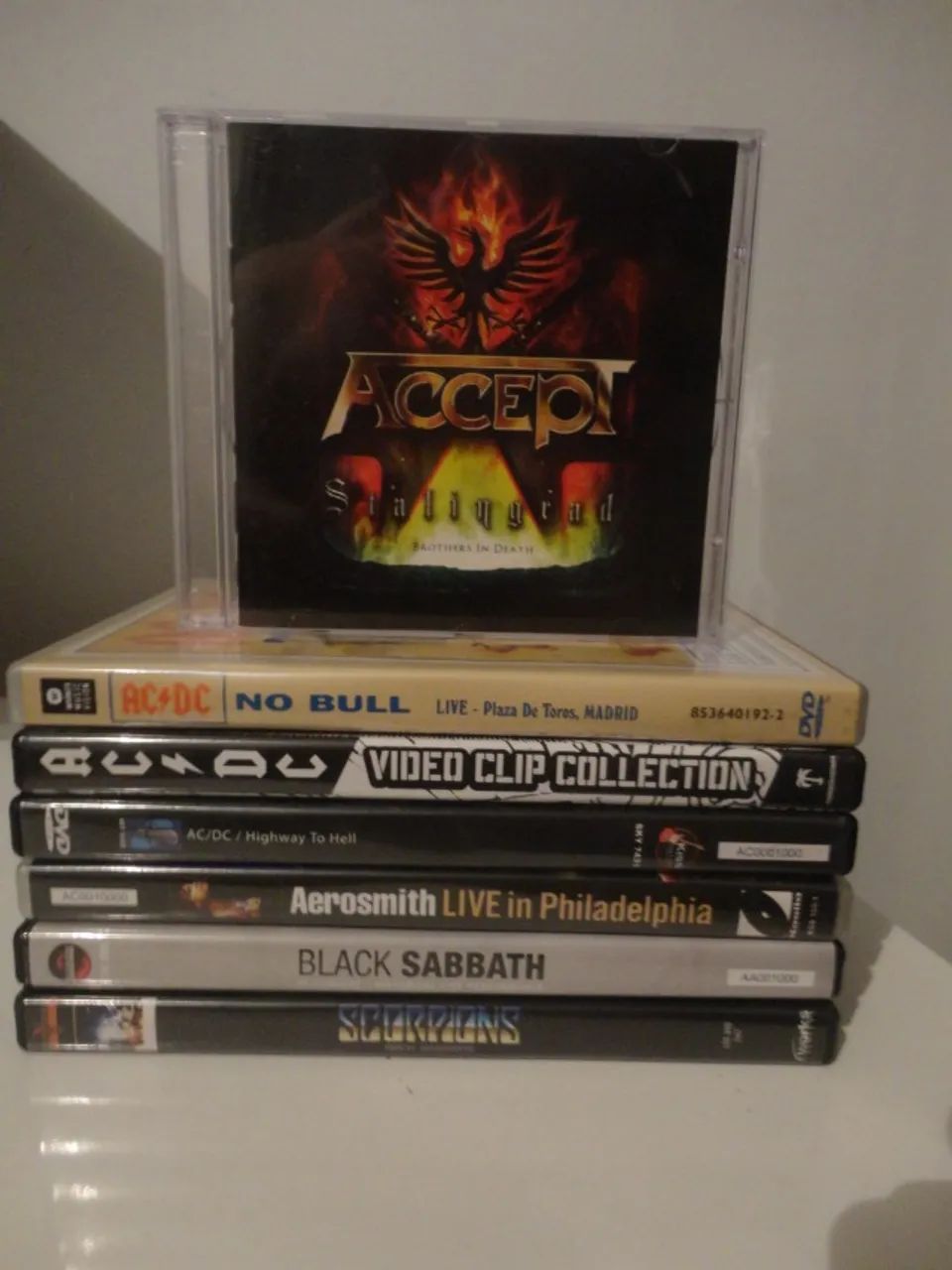Lote 50 DVD's de ROCK