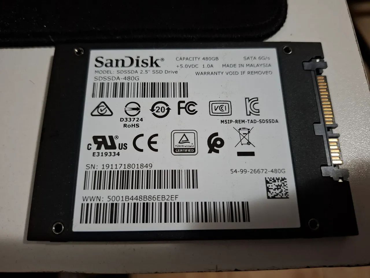 SSD SanDisk 480GB SATA 2,5" - Foto 2