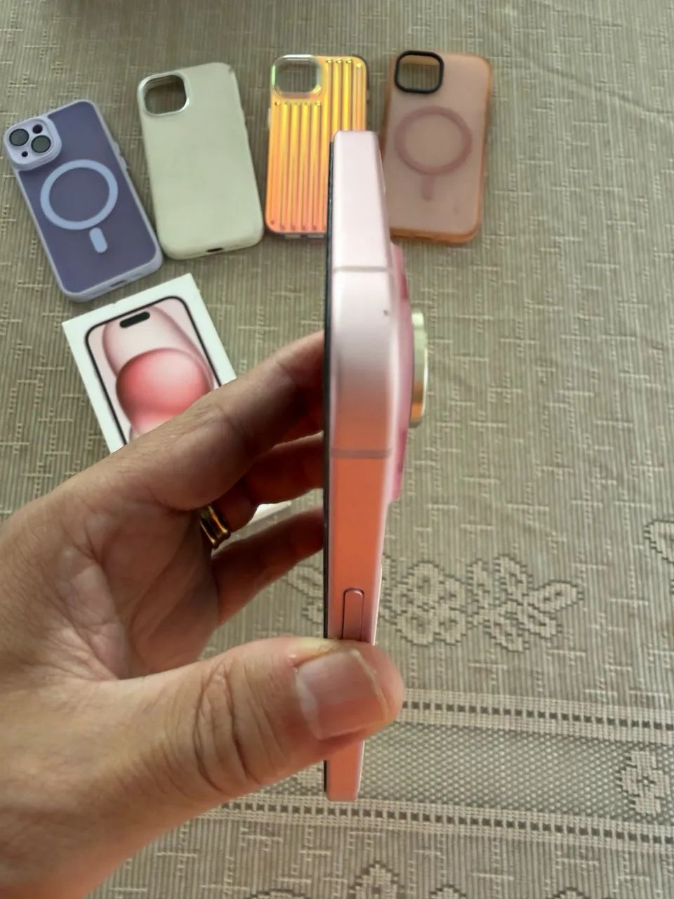 Iphone 15 128GB Rosa Super Conservado 