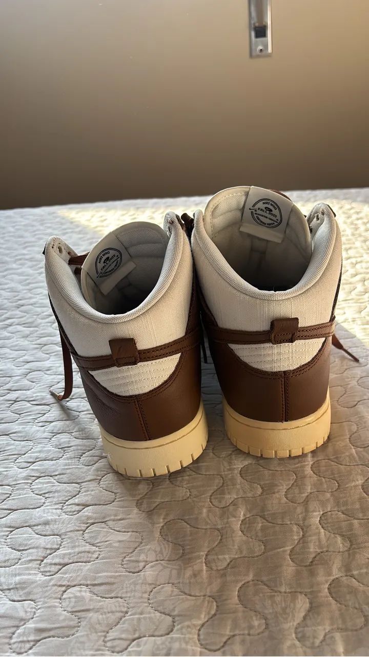 Tênis nike dunk high vintage pecan 44 - Foto 2