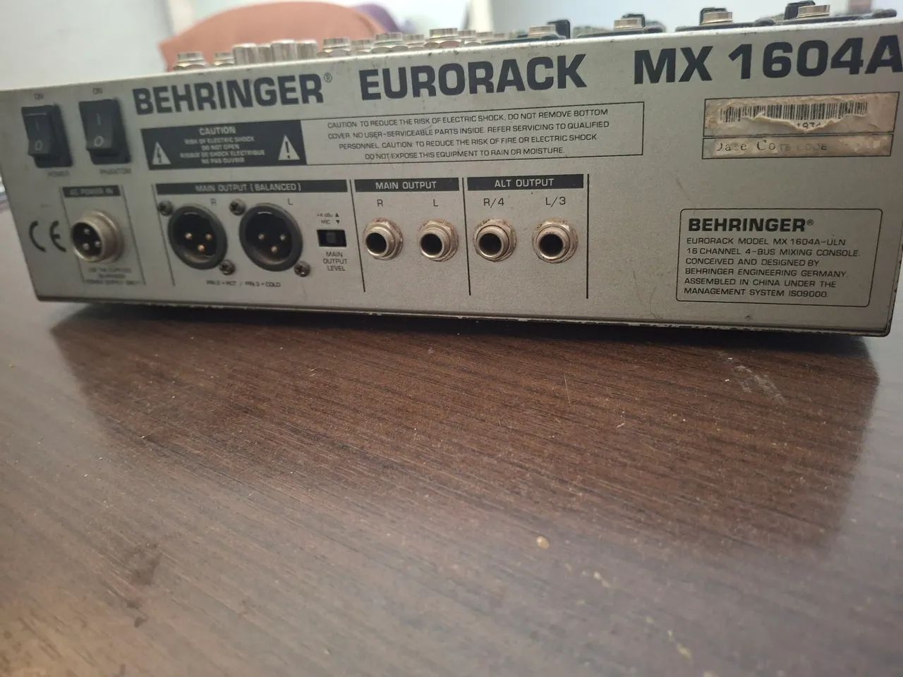 Mesa de som Behringer MX 1604A - Foto 5
