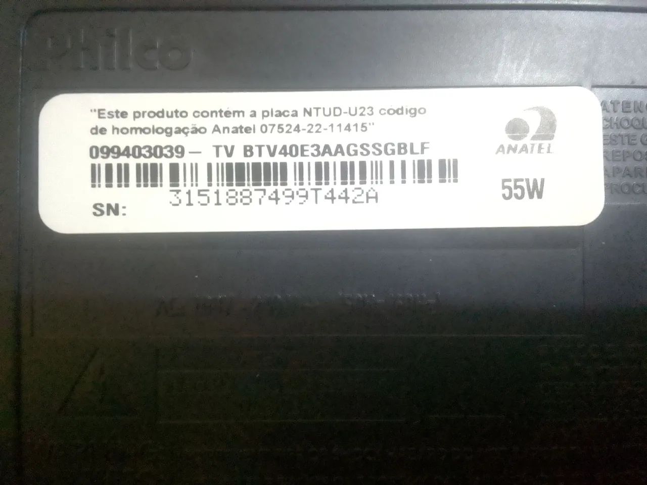 Tv Britânia 40 polegadas, tela quebrada - Foto 2