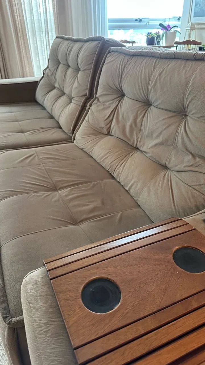 Sofá 2 lugares com chaise retrátil  - Foto 3