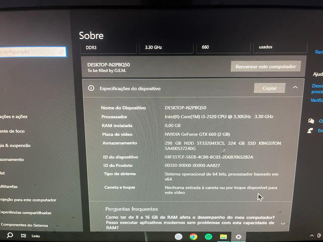 PC Gamer Completo + 2 Monitores + Periféricos - Foto 3