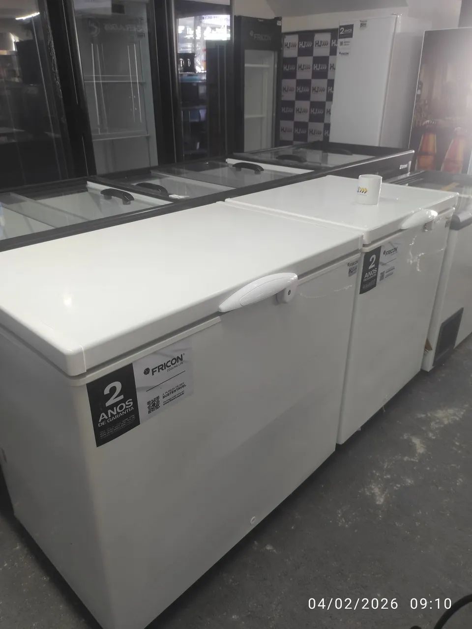 Bh Freezer horizontal congelados novo 
