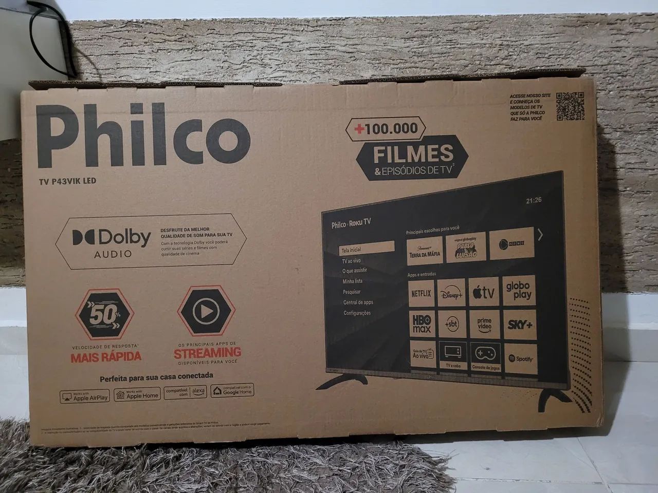 Smart TV philco 43 polegadas
