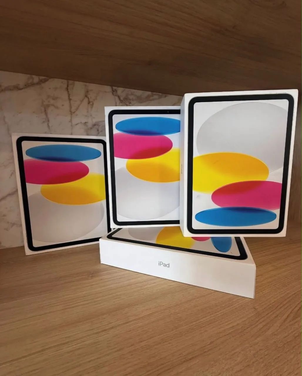ipad 11 128gb | lacrados | rosa, azul e branco
