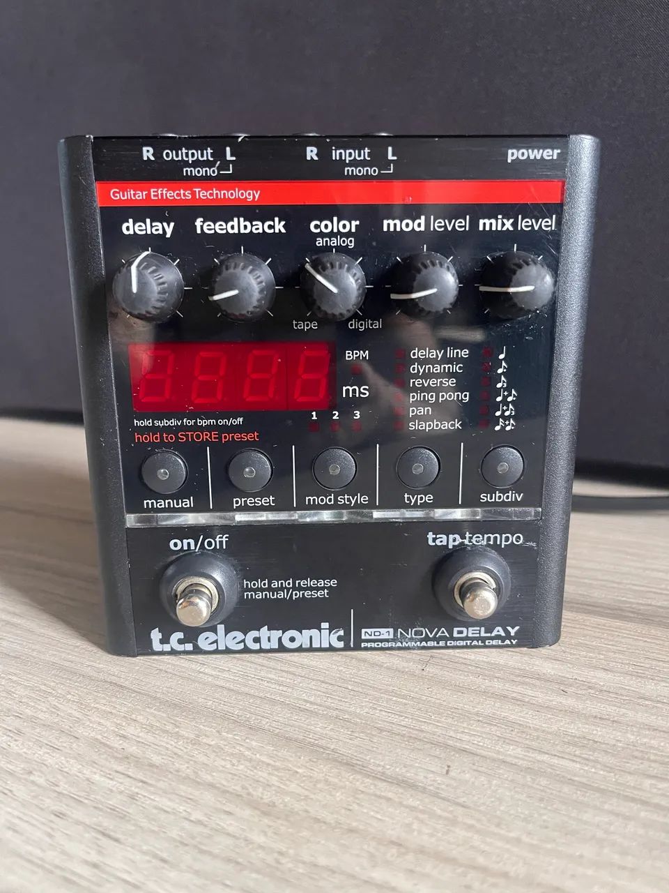 Pedal Nova delay nd1 