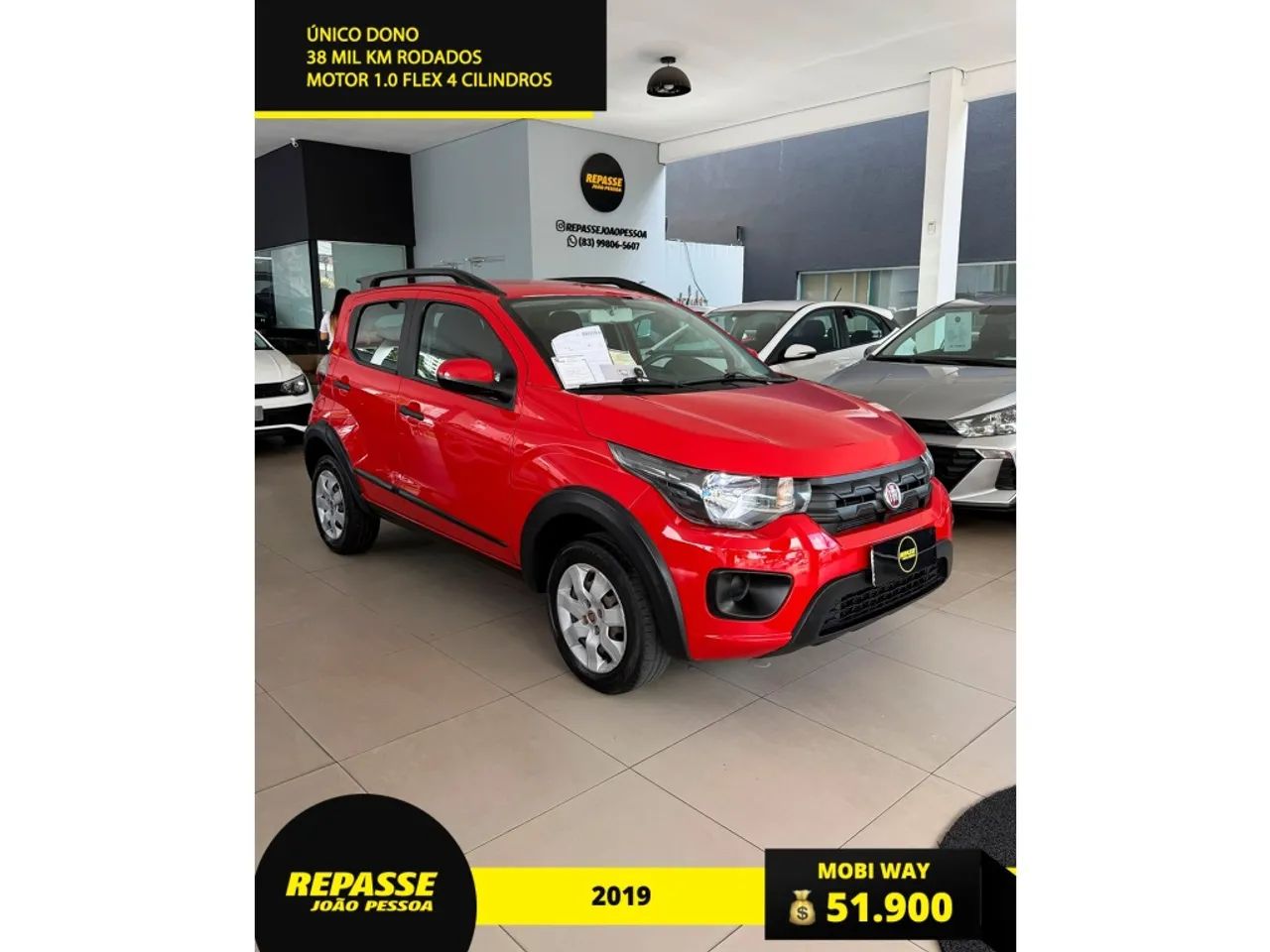 Fiat Mobi MOBI WAY on 1.0 Fire Flex 5p. 2019