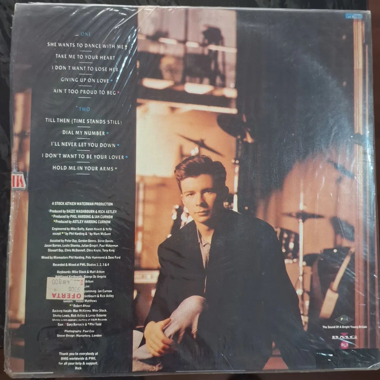 Rick Astley - Hold me in Your Arms vinil - Foto 2