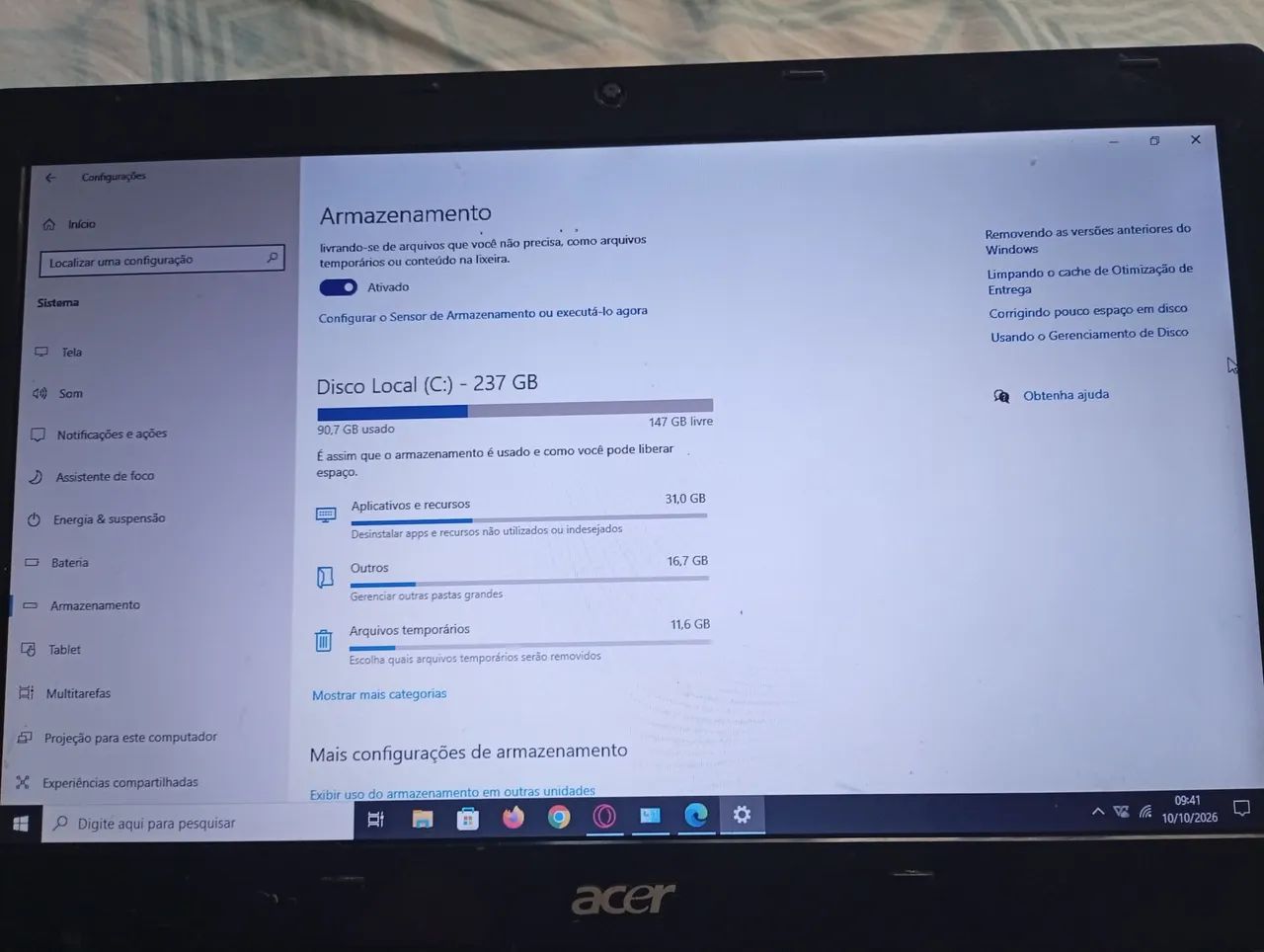 Notebook Acer windows 11, 8 SSD, 256 gb - Foto 5