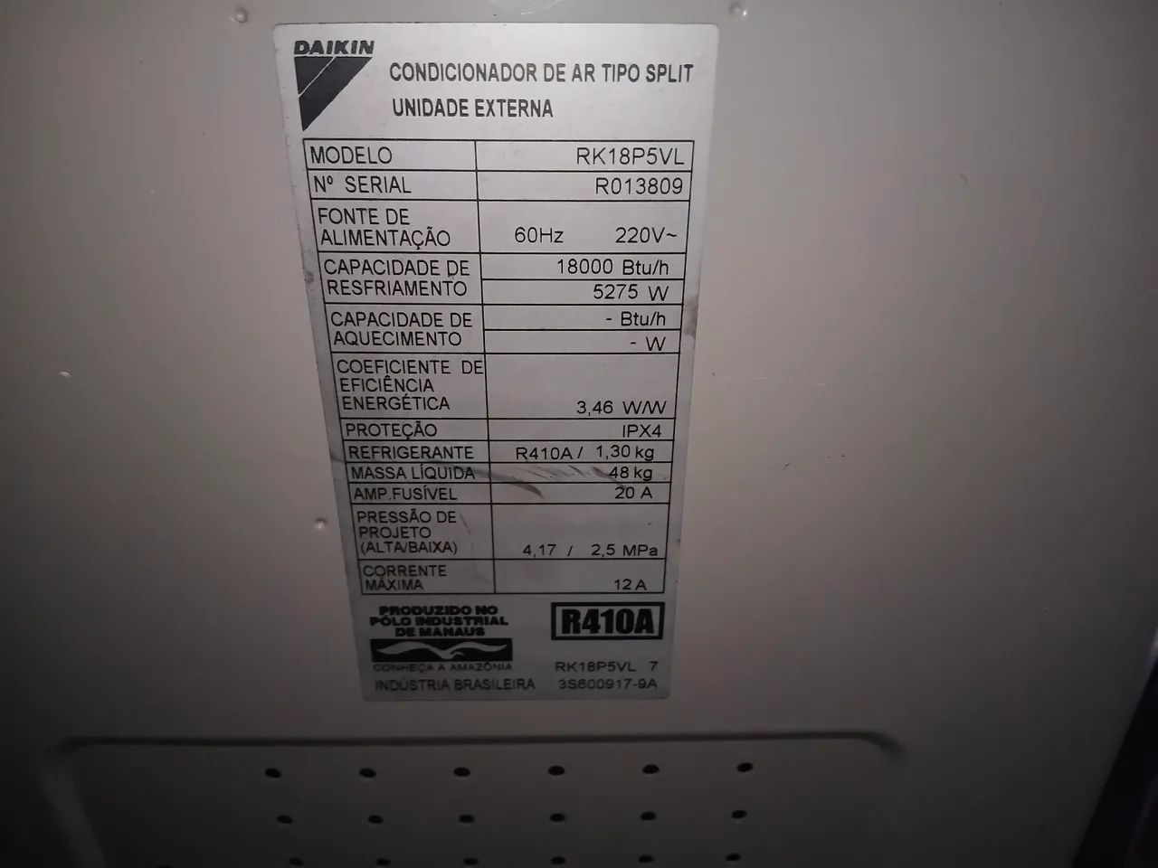 Vendo ar condicionado split Daikin! - Foto 3
