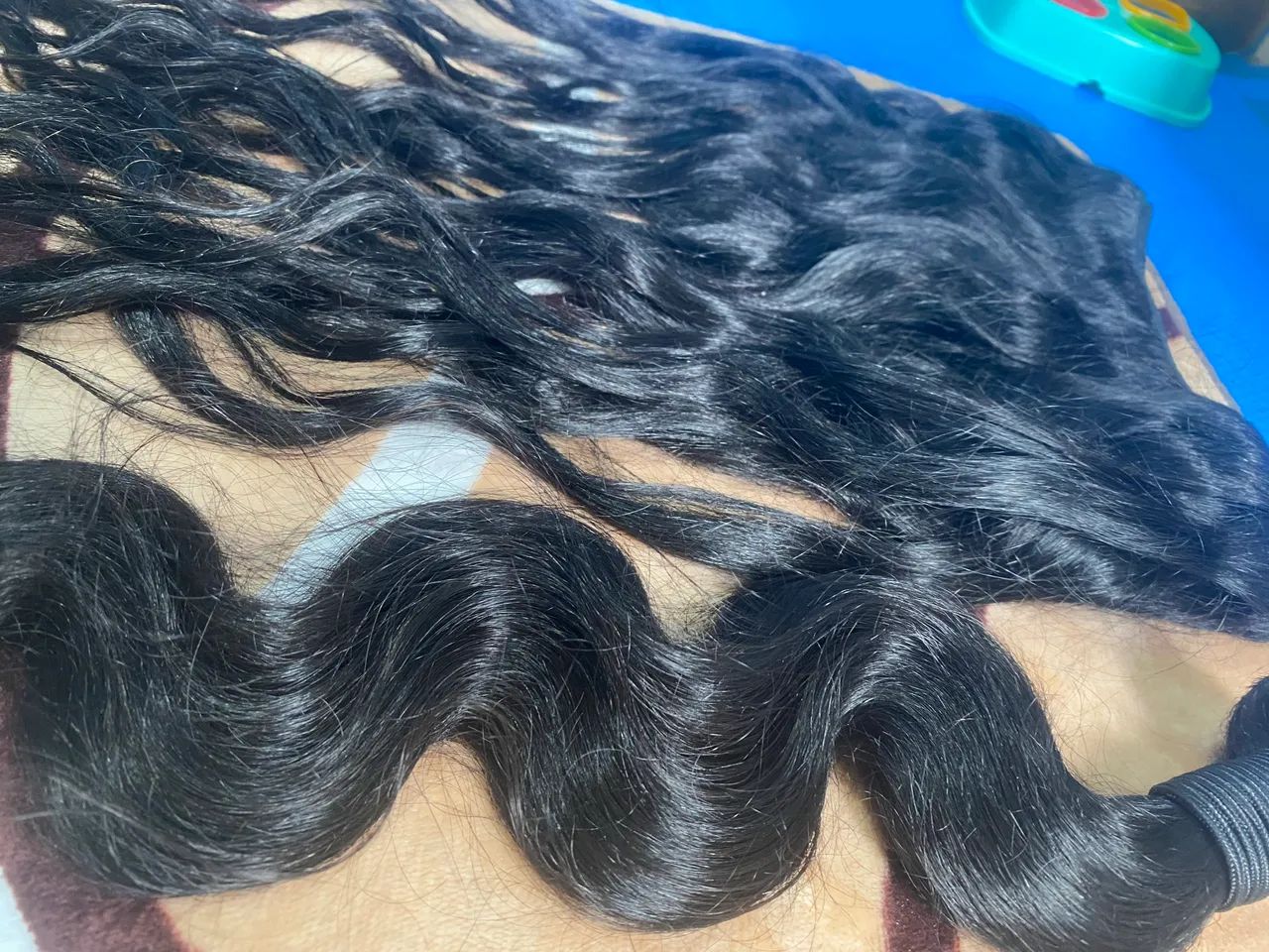 Tela de cabelo 60 cm humano - Foto 4