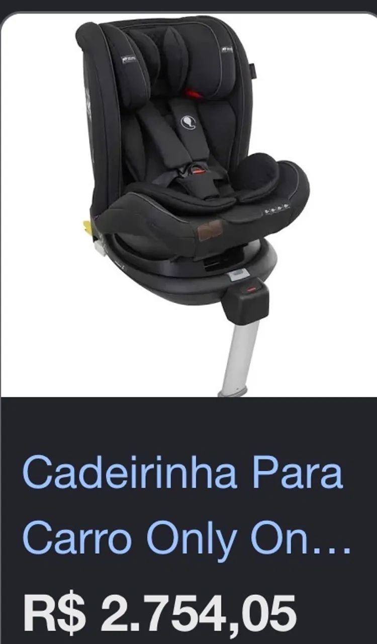 Cadeirinha Para Carro Only One 0 a 36kg e Até 12 Anos - ABC Design - Foto 4