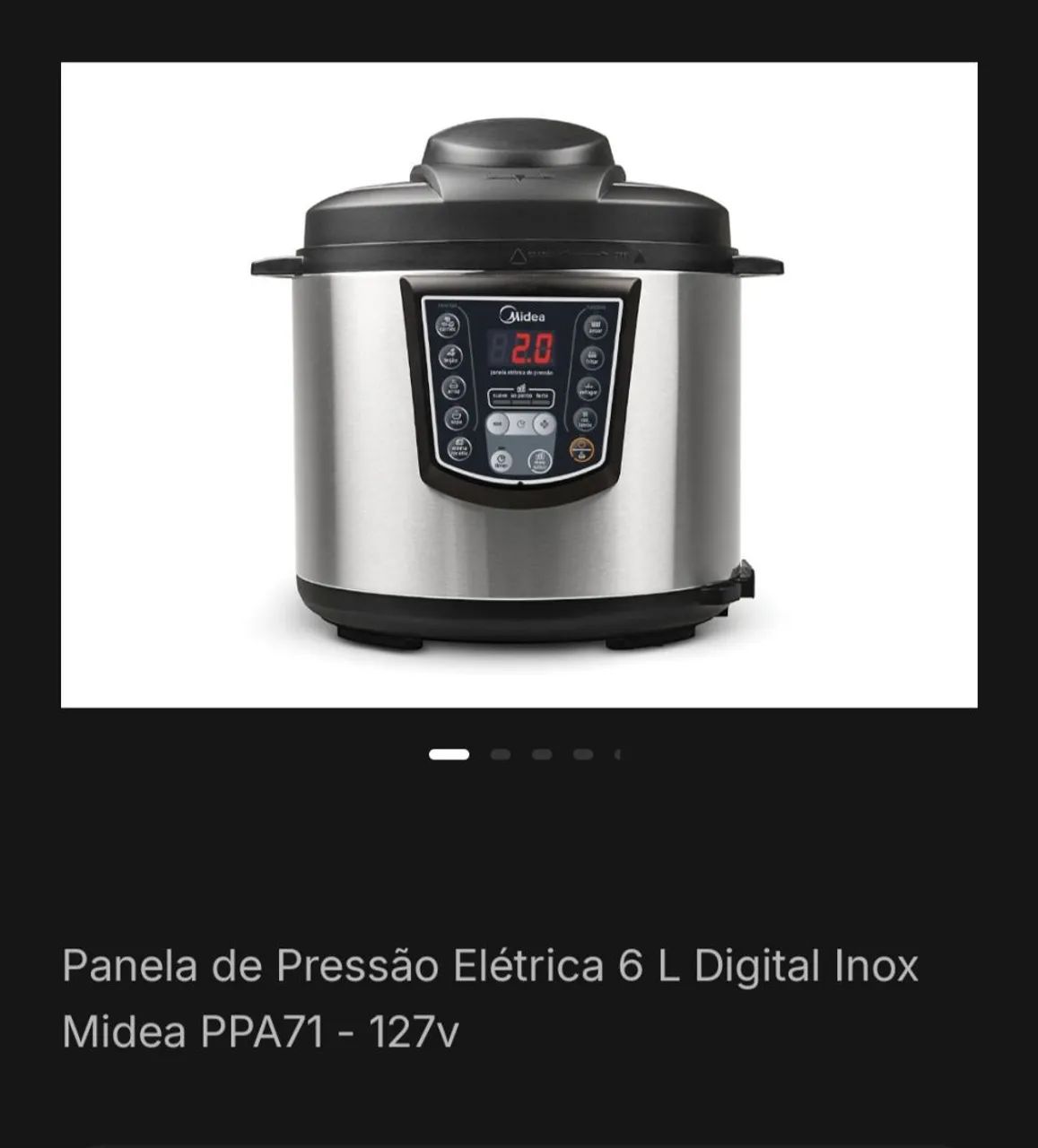 Panela de Pressão Elétrica Mideia 