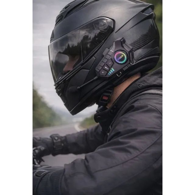 Kit 2 Intercomunicadores Bluetooth Capacete A'gold Pro MCF-36A - Foto 4