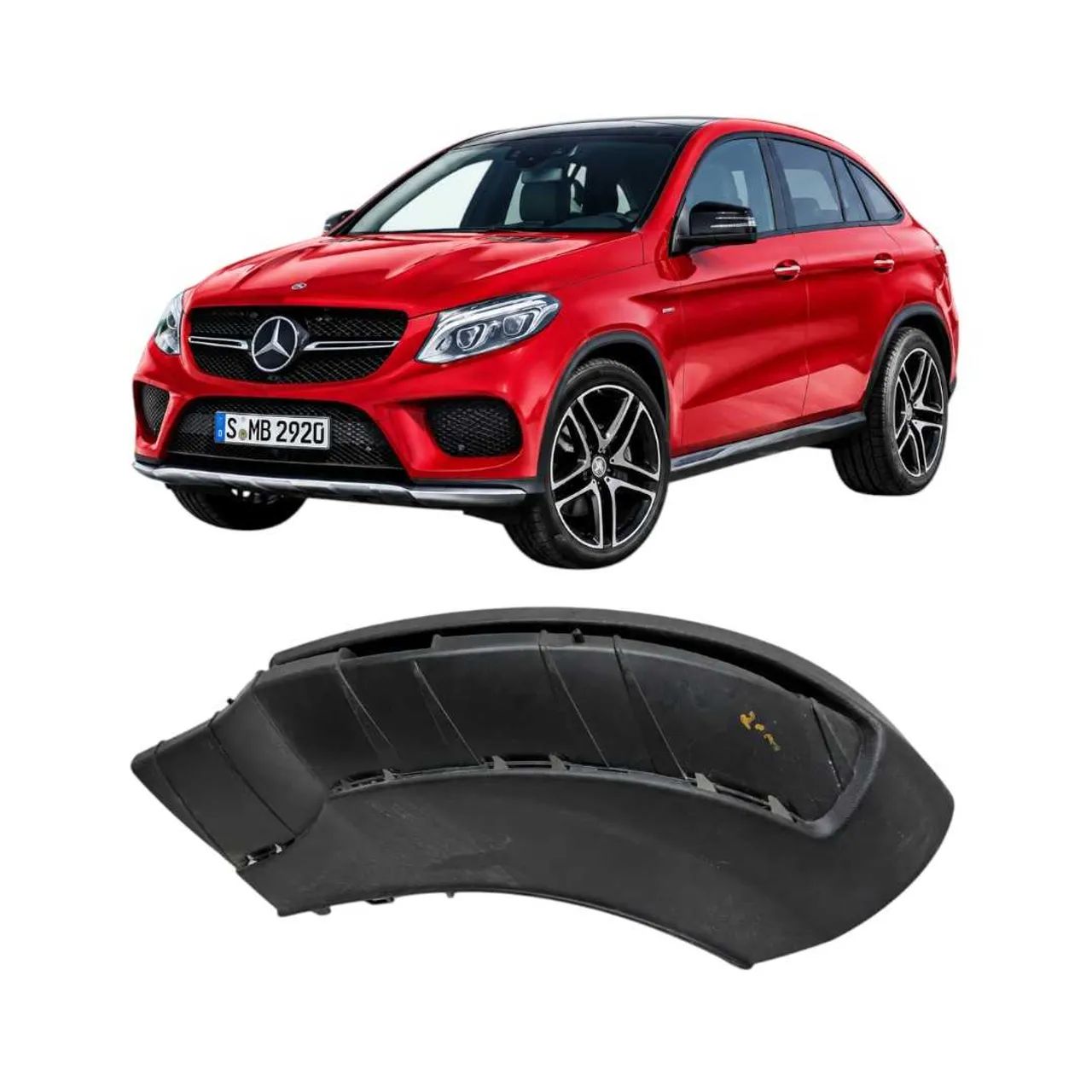 Moldura Inferior Parachoque Diant Mercedes Gle 400 16/19 Esq