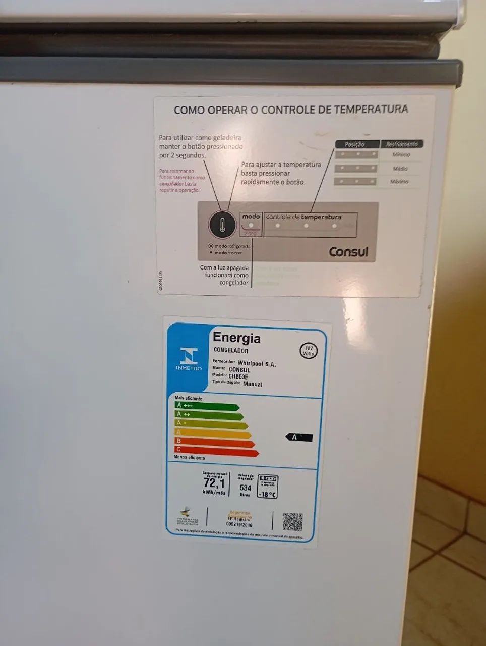 Freezer horizontal 2 portas 534 litros  - Foto 3