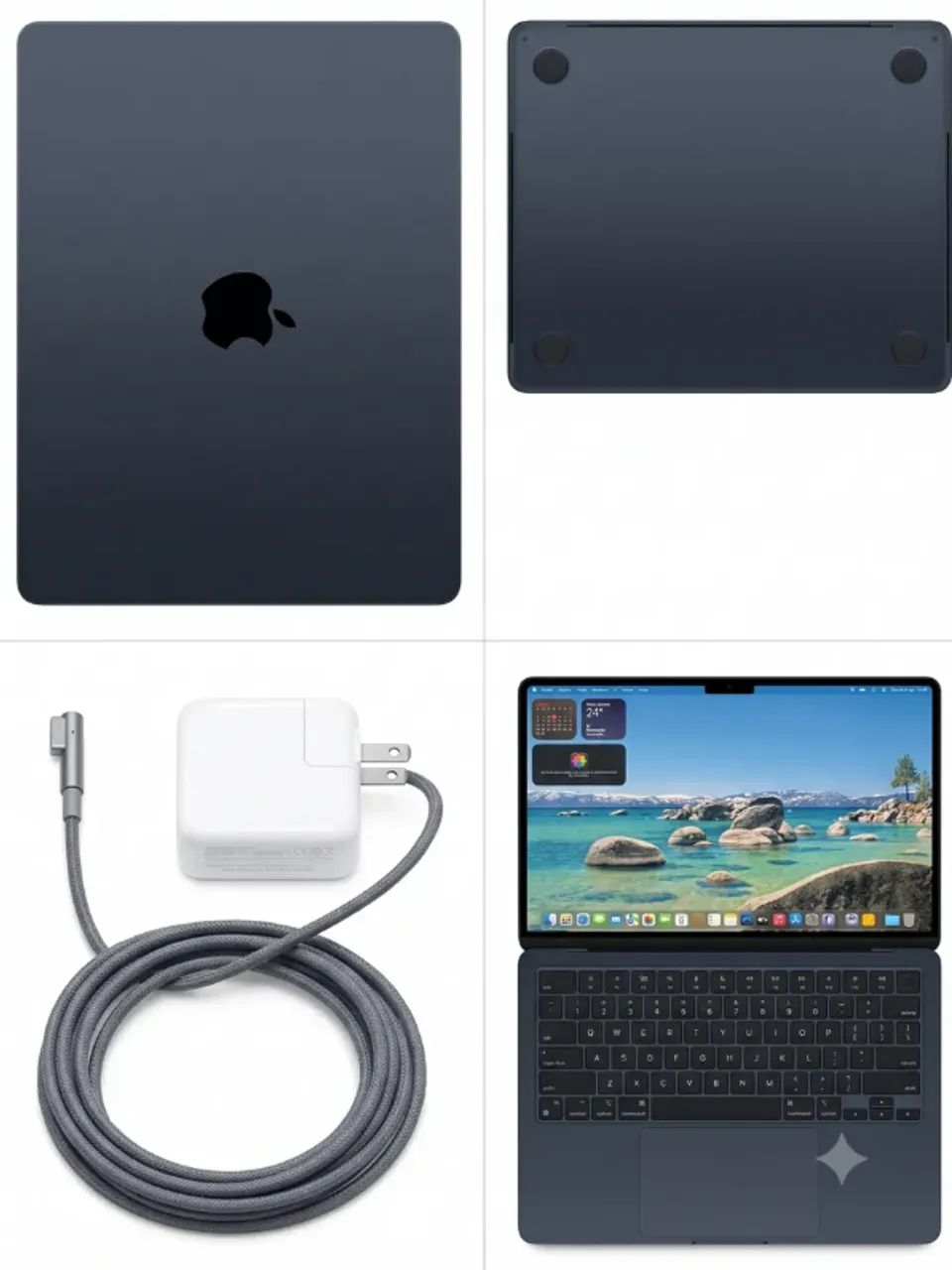 Macbook Air 2022 M2 8gb 256gb Retina 13,6 Midnight - Notebooks