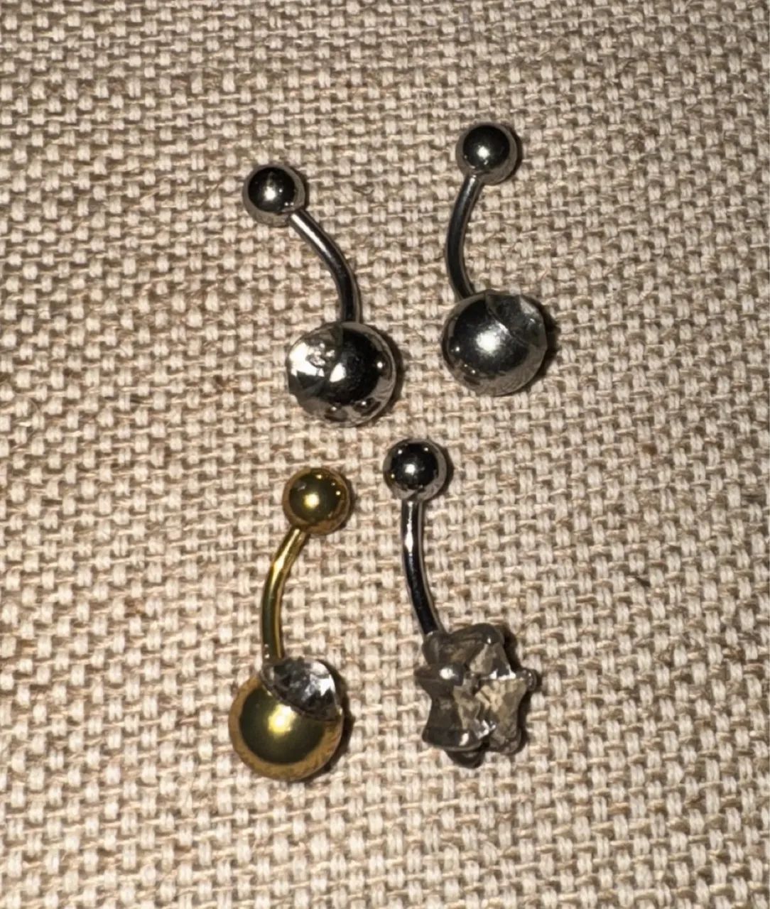 Piercing umbigo aço cirúrgico 