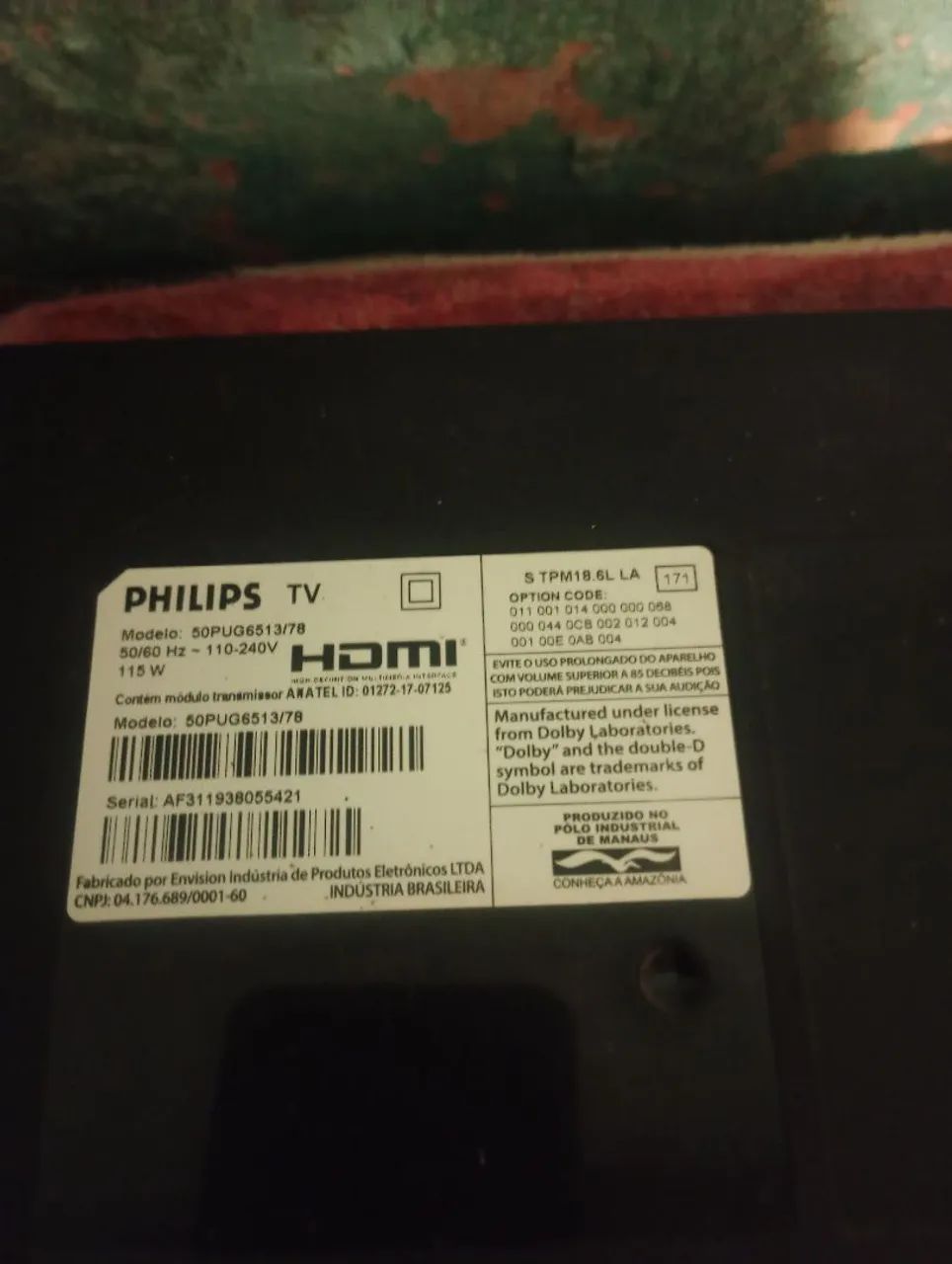 Pla Philips 50 polegada  - Foto 3